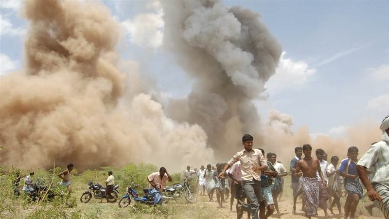 انفجار قوي في مصنع