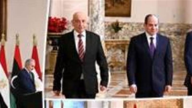 الرئيس السيسي وحفتر