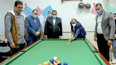 افتتاح صالة الألعاب الفردية بكلية الآداب جامعة بني سويف 