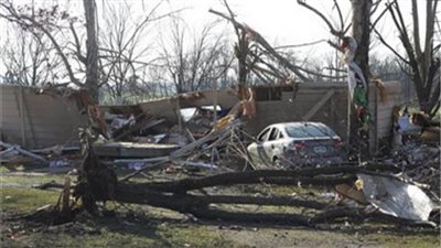 عواصف قوية تدمر 15 منزلاً في العاصمة القبرصية