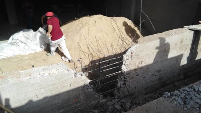 إيقاف أعمال البناء