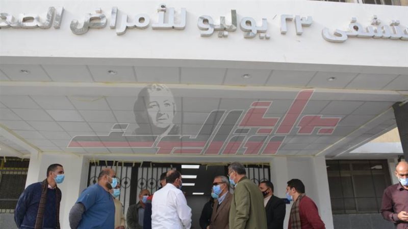 الهجان يتفقد مستشفى