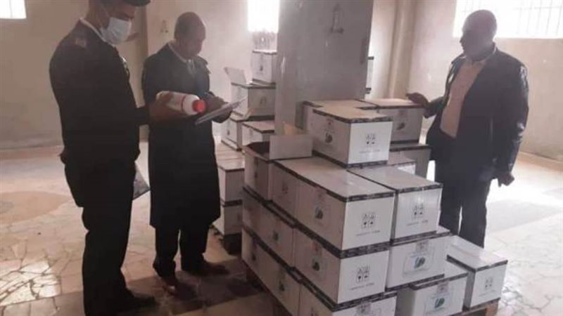 مصنع مبيدات مغشوشة