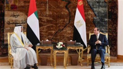 ولي عهد أبو ظبي: سعدت بلقاء الرئيس السيسي.. وبحثنا تعزيز العلاقات الأخوية 