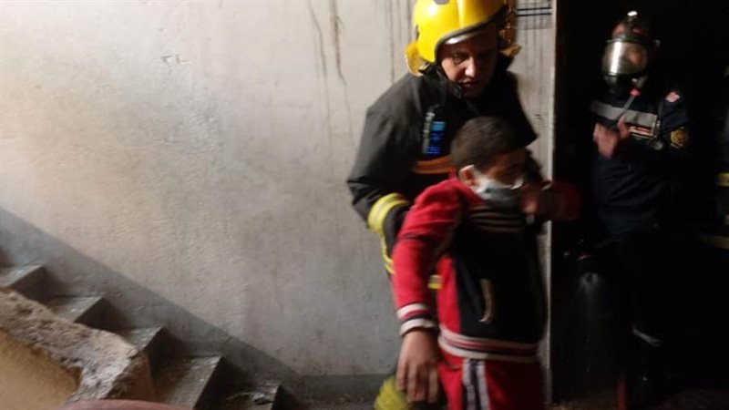 انقاذ طفلين بأسيوط