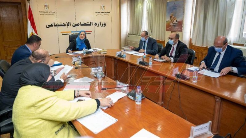 اجتماع وزيرة التضامن