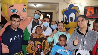 قافلة ترفيهية لذوي الاحتياجات الخاصة بكفر الدوار