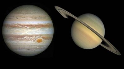 سماء مصر تشهد الاقتران الأعظم بين زحل والمشترى