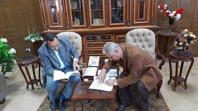توقيع بروتوكول بين جامعة العريش ومحافظة شمال سيناء لتوفير المياه