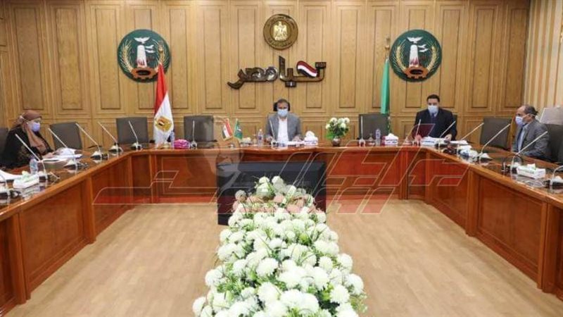 اجتماع محافظ المنوفية