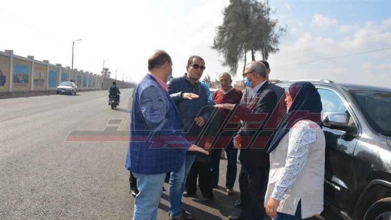 الهجان يتفقد طريق