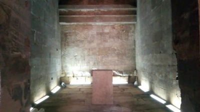 الانتهاء من ترميم معبد إيزيس بأسوان 