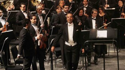 أوركسترا القاهرة السيمفوني يعزف مؤلفات راجح داود بالأوبرا