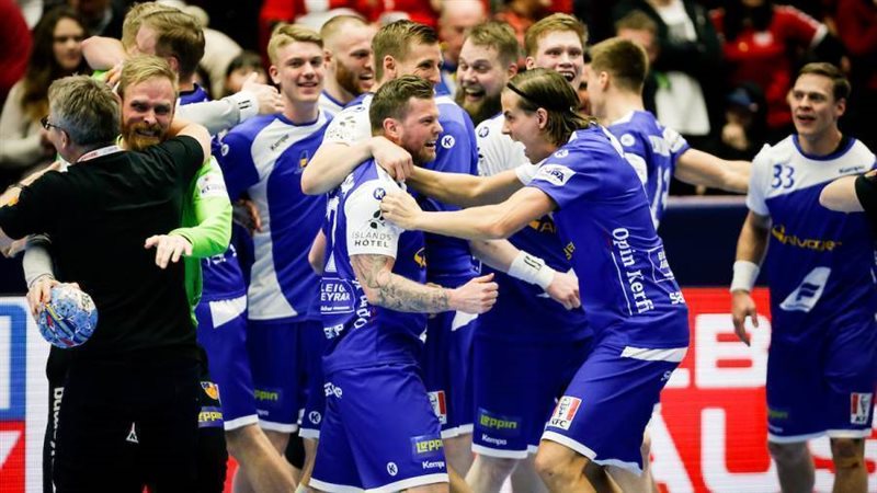 فرحة منتخب أيسلندا