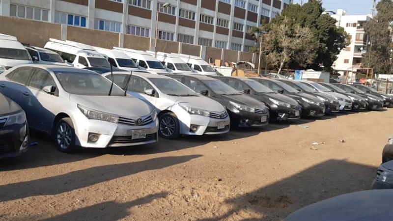 السيارات المضبوطه