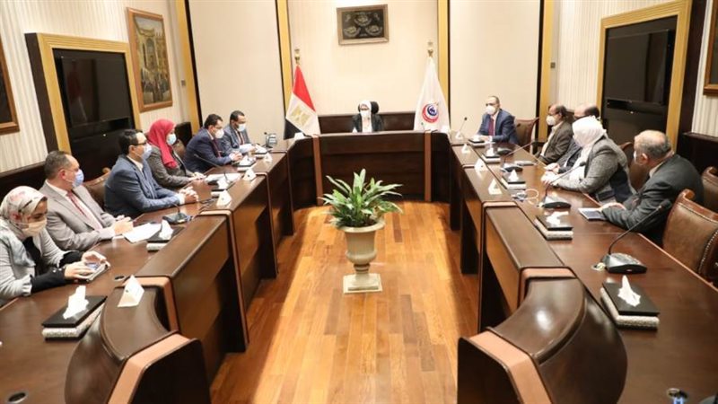 اجتماع وزيرة الصحة