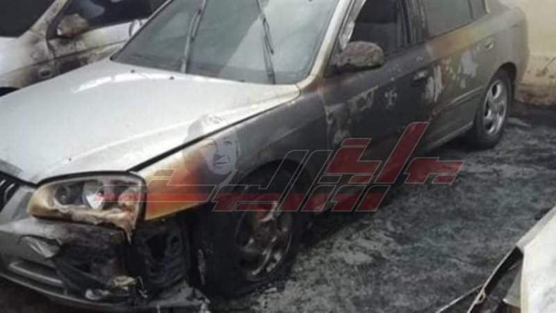 جانب من الحريق