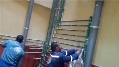 حملات مكثفة على وصلات مياه الشرب غير القانونية بالمنيا