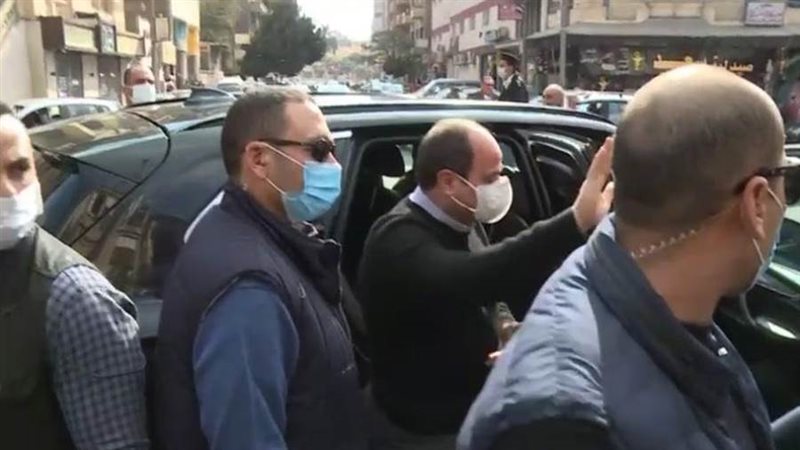 الرئيس السيسي يتفقد