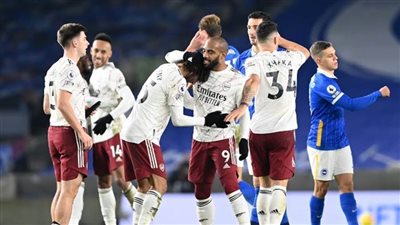 «النني» يشارك في فوز أرسنال على برايتون بالبريميرليج