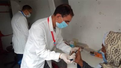 الكشف على 1802 مريض خلال قافلة طبية مجانية بقرية الاتحاد بالبحيرة