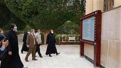 سكرتير عام أسيوط يتفقد أعمال تطوير مسار رحلة العائلة المقدسة