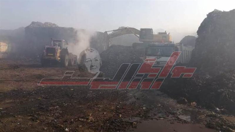 رفع تراكمات القمامة