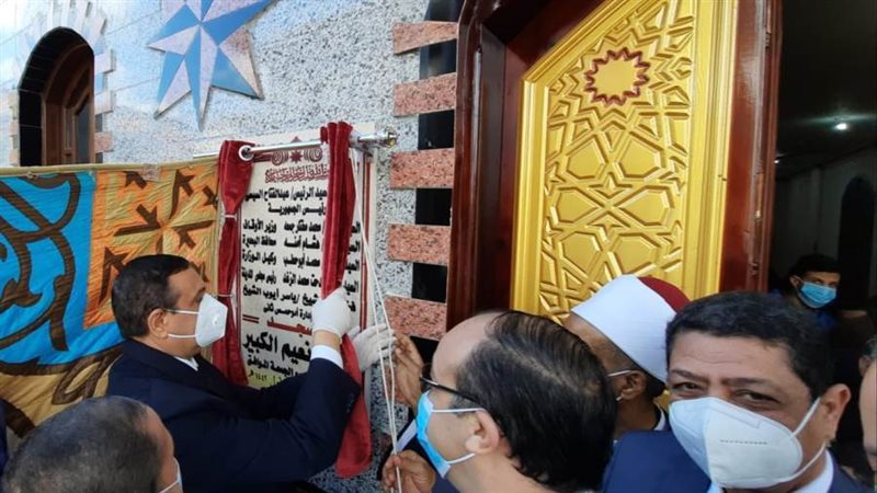 افتتاح مسجد بقرية