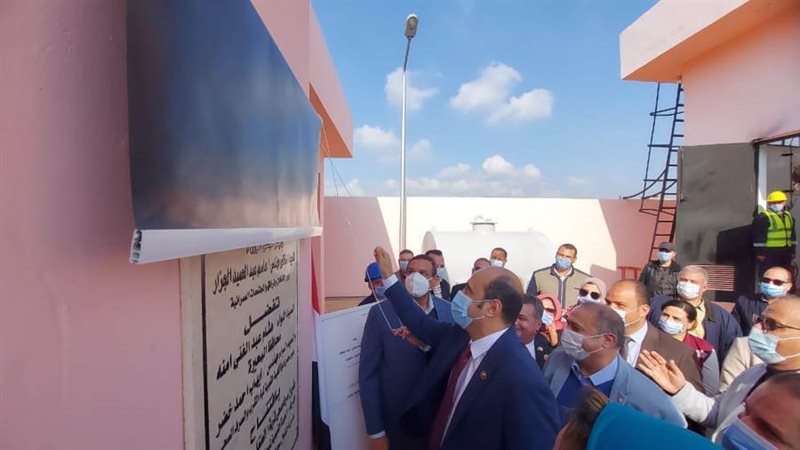 افتتاح محطة رفع صحى