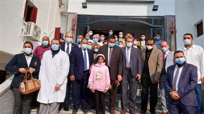 محافظ البحيرة يفتتح المرحلة الثانية بمستشفى الأطفال التخصصي بدمسنا