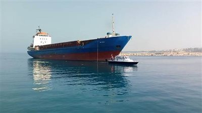 ميناء العريش يستقبل أول سفينة تجارية