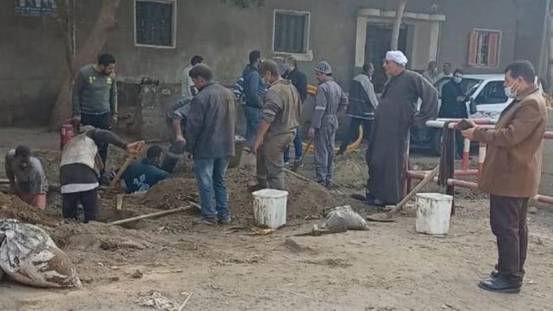 إصلاح خط الغاز