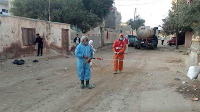 شمال سيناء تواصل حملة التطهير والتعقيم لمواجهة كورونا   