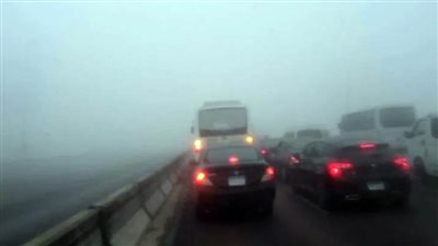 غلق طريق الإسكندرية الصحراوي لوجود شبورة