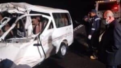 مصرع 4 واصابة اخرين فى تصادم بسوهاج