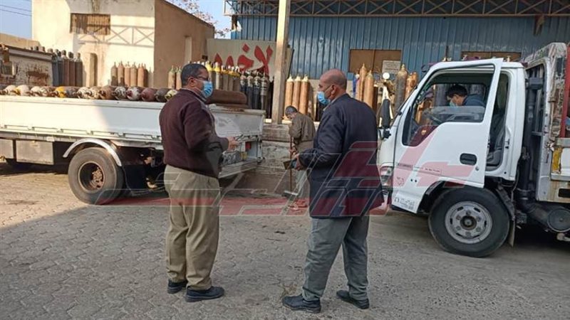 تعبئة اسطوانات الاكسجين