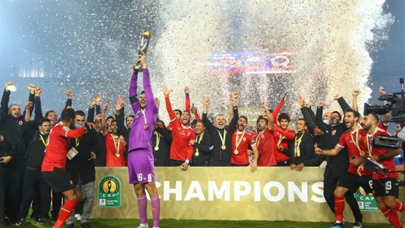 من احتفال الأهلي