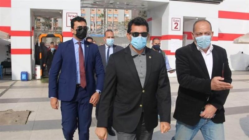 وزير الرياضة في زيارة