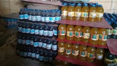 التحفظ على 625 عبوة مشروبات مجهولة بالإسكندرية