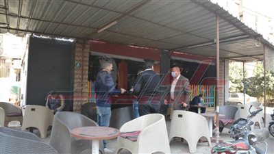 ضبط 15 شيشة بمقهى وتحرير 20 محضر مخالفة بالقليوبية