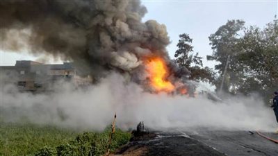 مصرع سائق إثر انفجار تنك سيارة بالدقهلية.. 