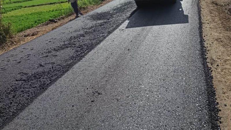 متابعة أعمال رصف