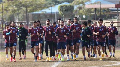 أسوان يؤدي مرانه الأخير قبل السفر للمحلة