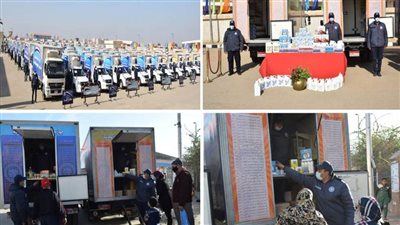 القوات المسلحة توزع كميات كبيرة من المواد المطهرة والسلع الغذائية بأسعار مخفضة