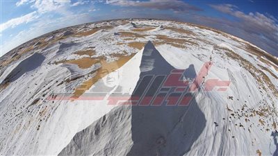 مناظر بديعة من الجليد الساخن!.. محمية الصحراء البيضاء