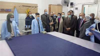 افتتاح أول خط لانتاج المستلزمات الطبية لمشروع إنتاجنا بالعريش
