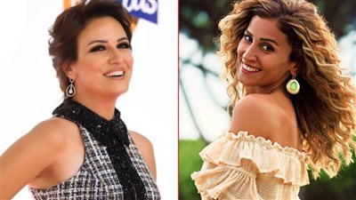 ريهام عبد الغفور مع دينا الشربيني في 