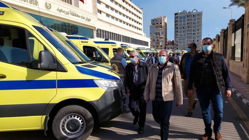 محافظ بورسعيد خلال