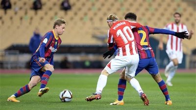 أتلتيك بلباو يفوزعلى برشلونة ويتوج بكأس السوبر الإسباني