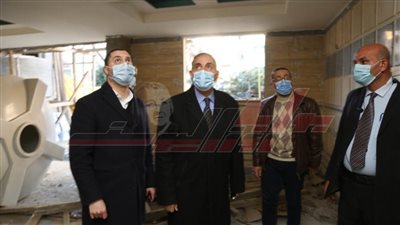 محافظ كفر الشيخ يوجه بتطوير باقي مباني وأدوار المستشفى العام